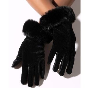 Velour Winter Gloves